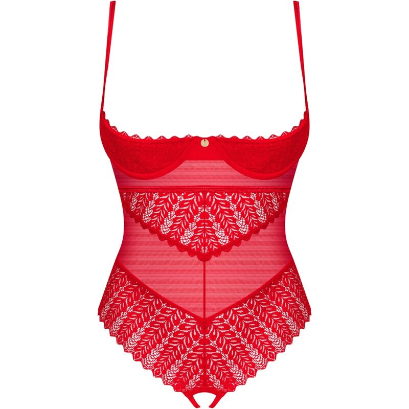 OBSESSIVE - INGRIDIA CROTCHLESS VERMELHO XL/XXL