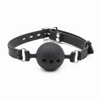 OHMAMA FETISH - GAG DE BOLA DE SILICONE RESPIRÁVEL TAMANHO S