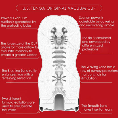 TENGA - MASTURBADOR DE COPO DE VCUO ORIGINAL DOS EUA