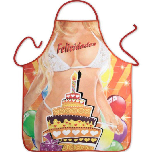 DIABLO PICANTE - AVENTAL DE BOLO DE MENINA